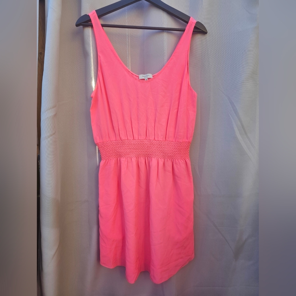 Babaton Barbie Pink 100% Silk Dress